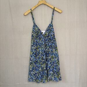 Oscar De La Renta Pink Label Women Y2K Floral Baby Doll Nightie Size M Feminine